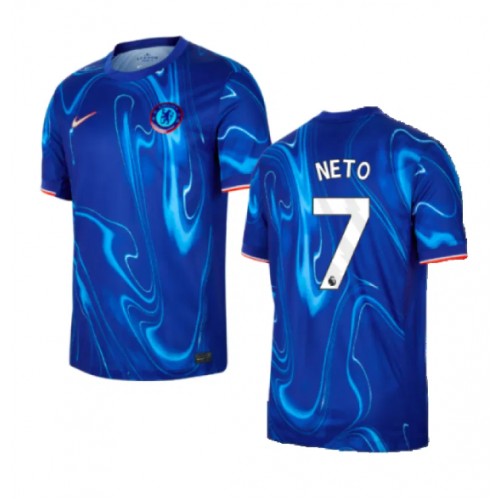 Pánský Fotbalový dres Chelsea Pedro Neto #7 2024-25 Domácí Krátký Rukáv